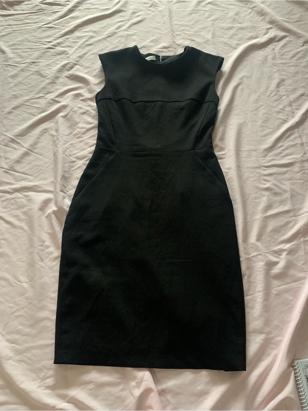 Pull&Bear Black Sleeveless and backless Sheath Dress